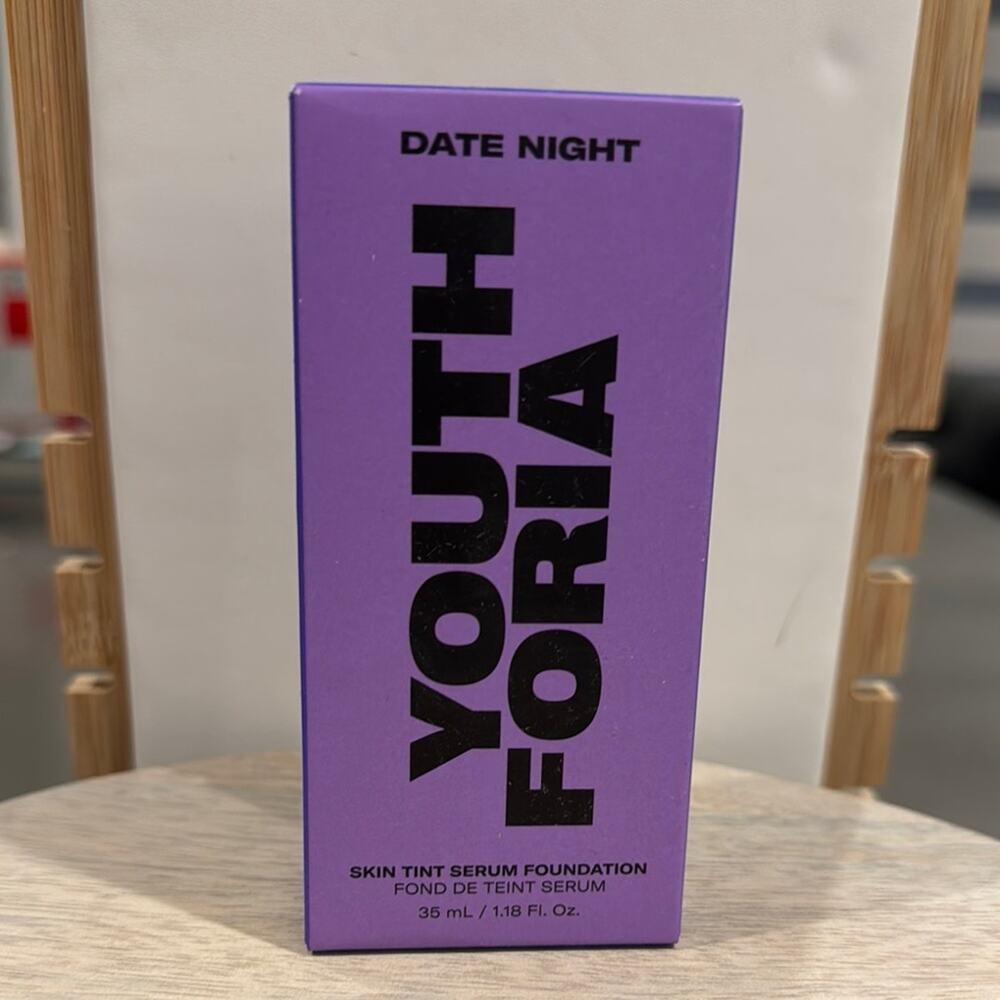 Youth Foria Date Night Skin Tint Serum Foundation in Medium-Neutral.